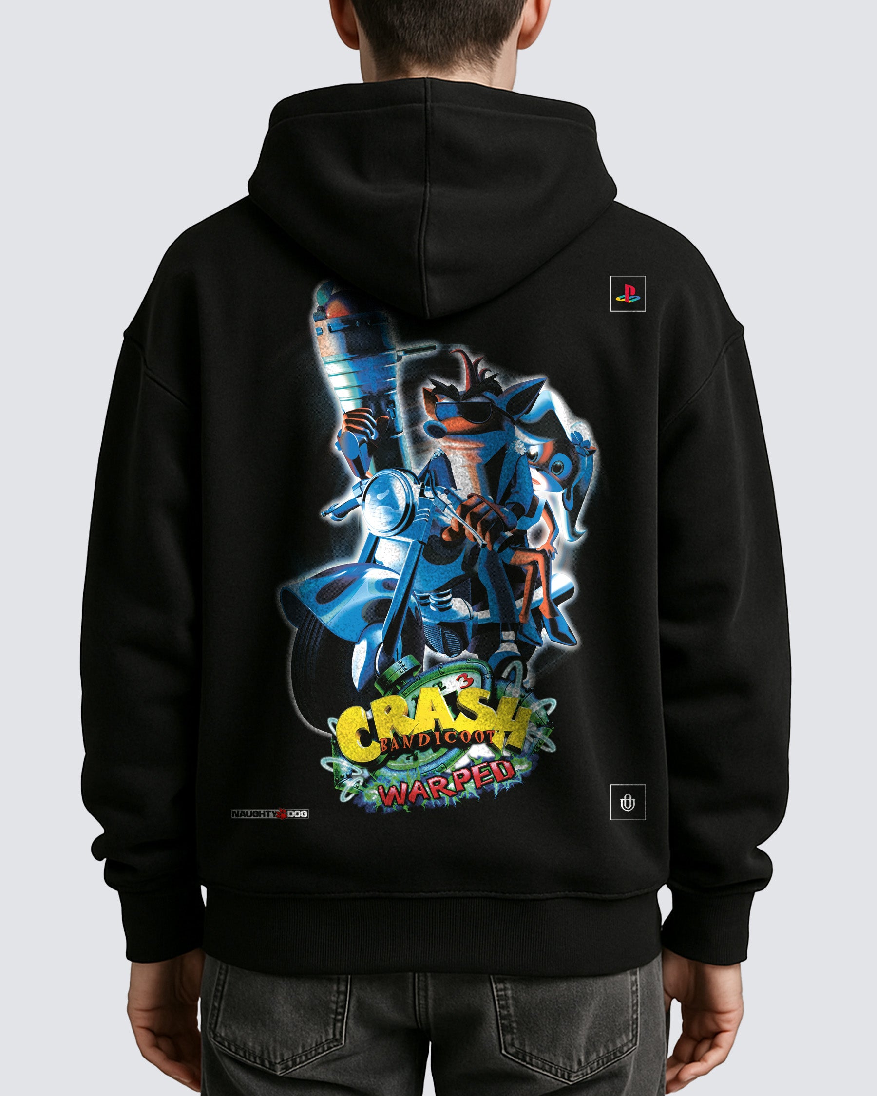 Video Games 'Crash Bandicoot: Warped' Oversized Hoodie