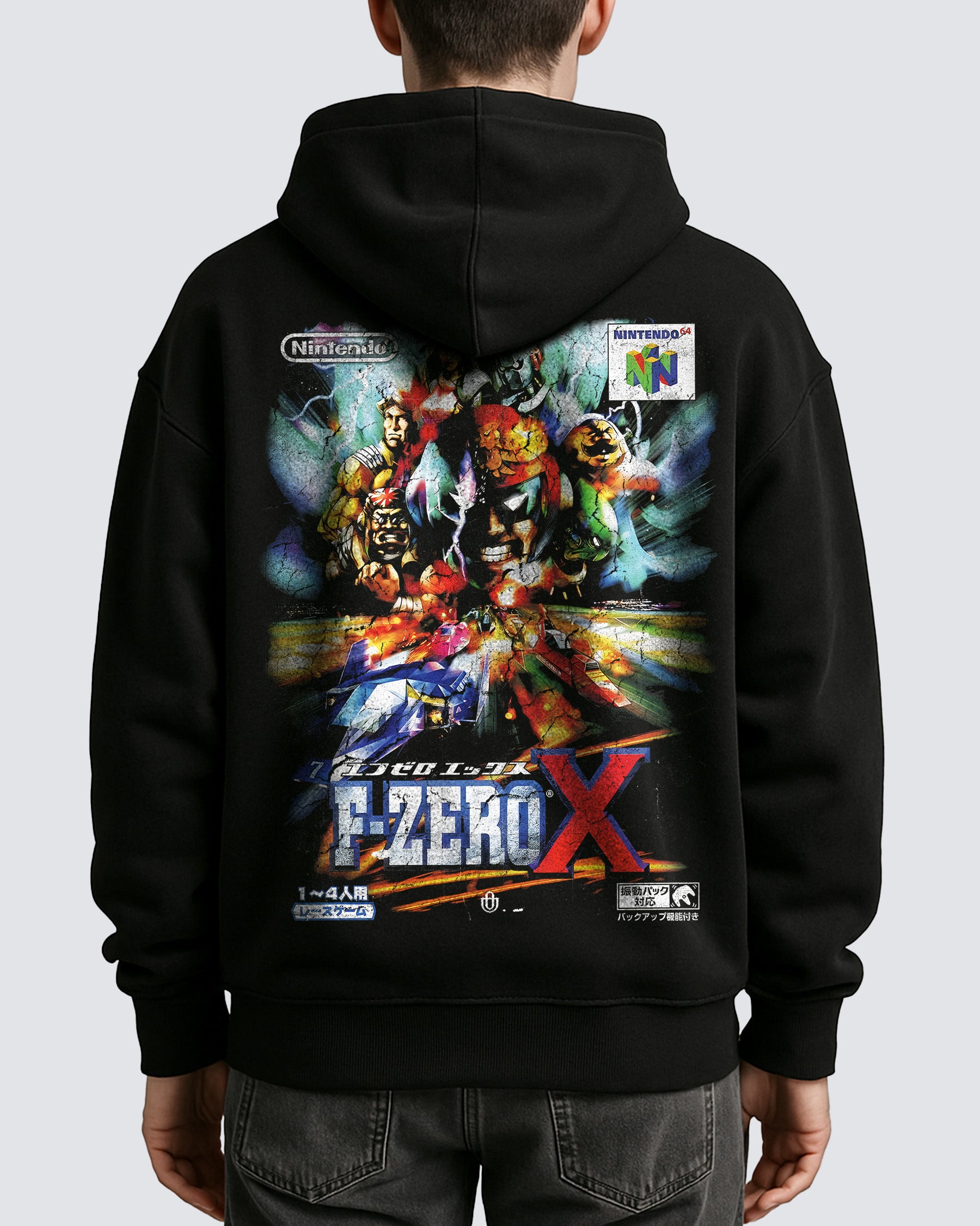 Video Games 'F-Zero X' Oversized Hoodie