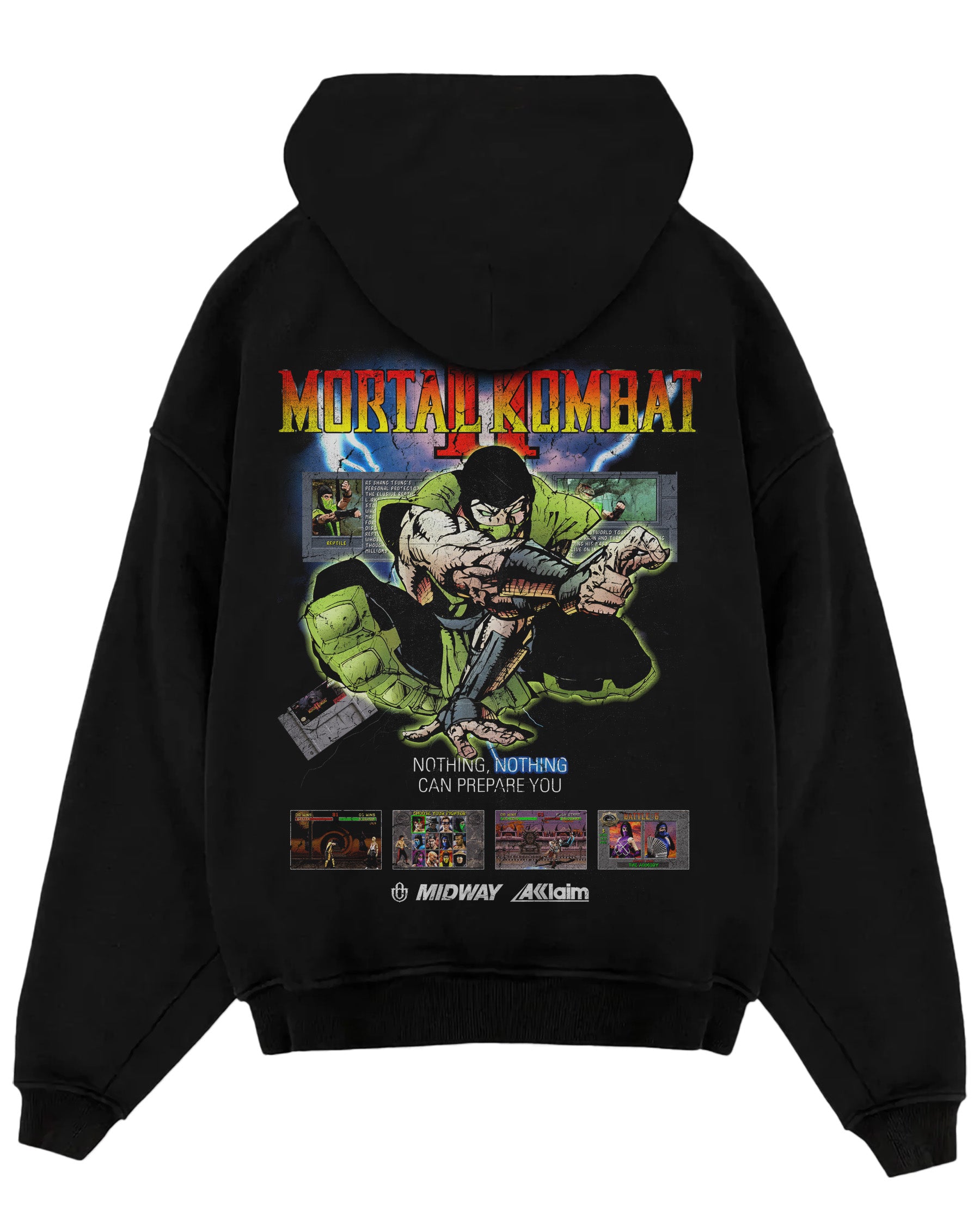 Video Games 'Mortal Kombat II: Reptile' Oversized Hoodie