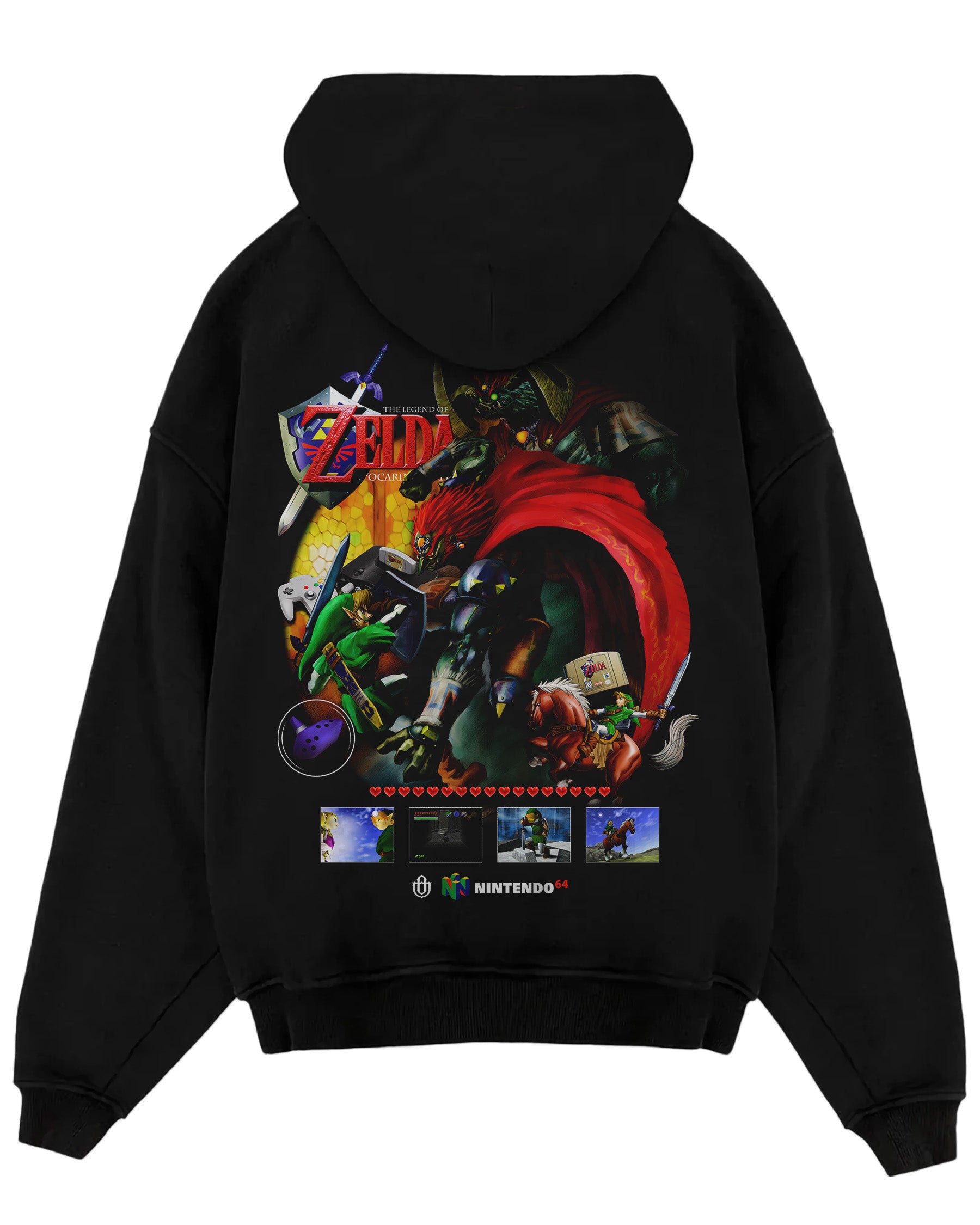 Video Games 'The Legend of Zelda: Ocarina of Time v2' Oversized Hoodie