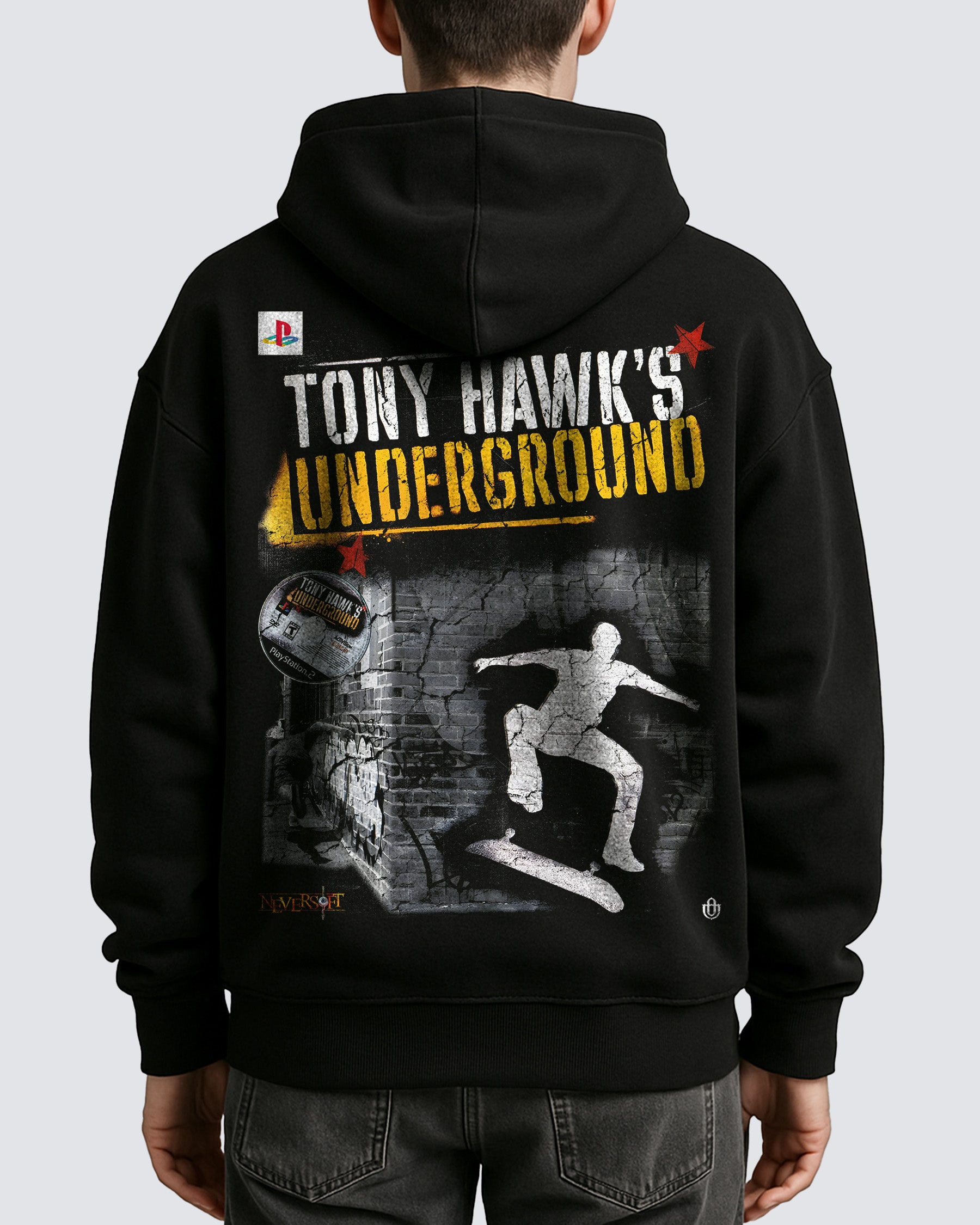 Video Games 'Tony Hawk's Underground' Oversized Hoodie