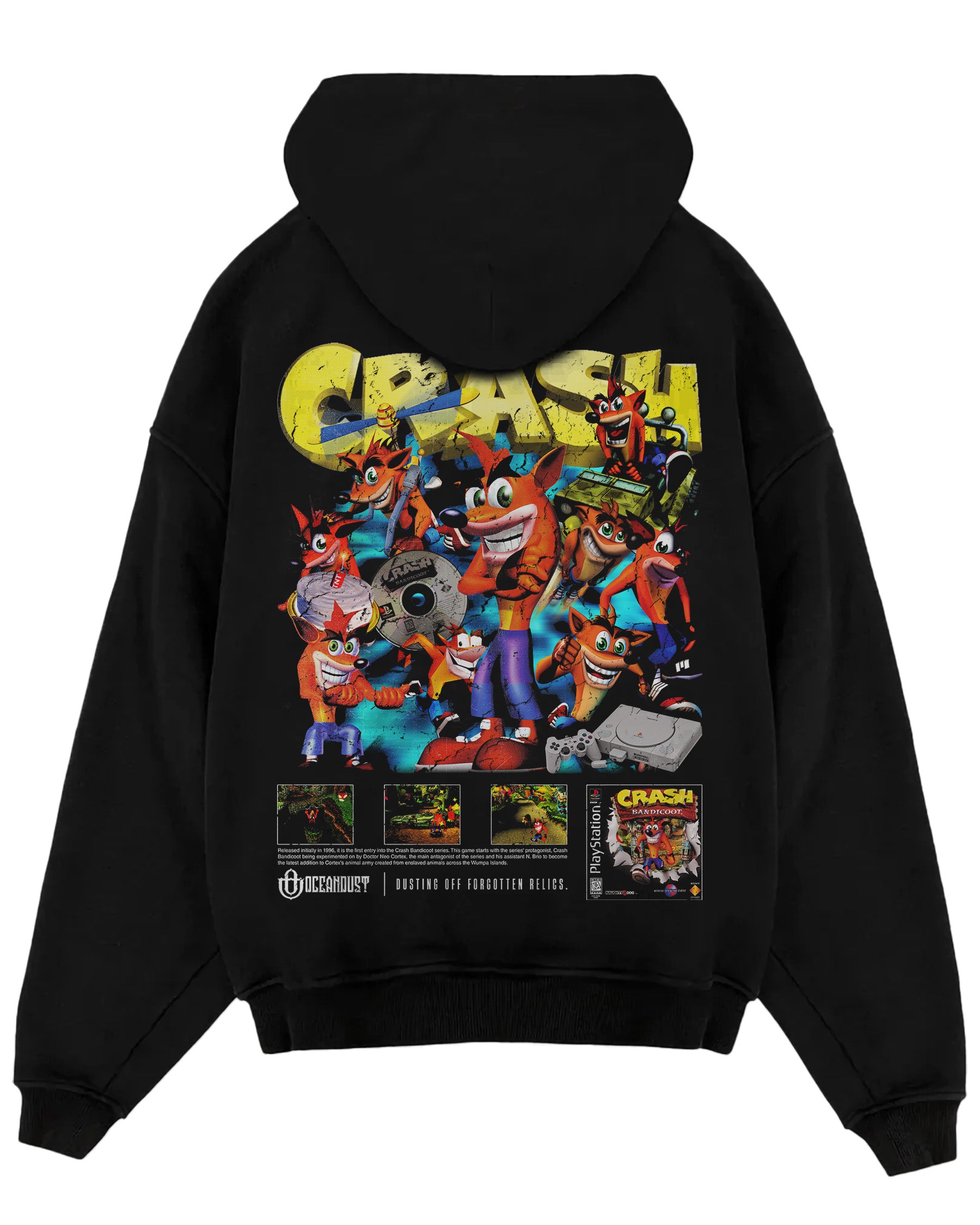 Video Games 'Crash Bandicoot v1' Oversized Hoodie