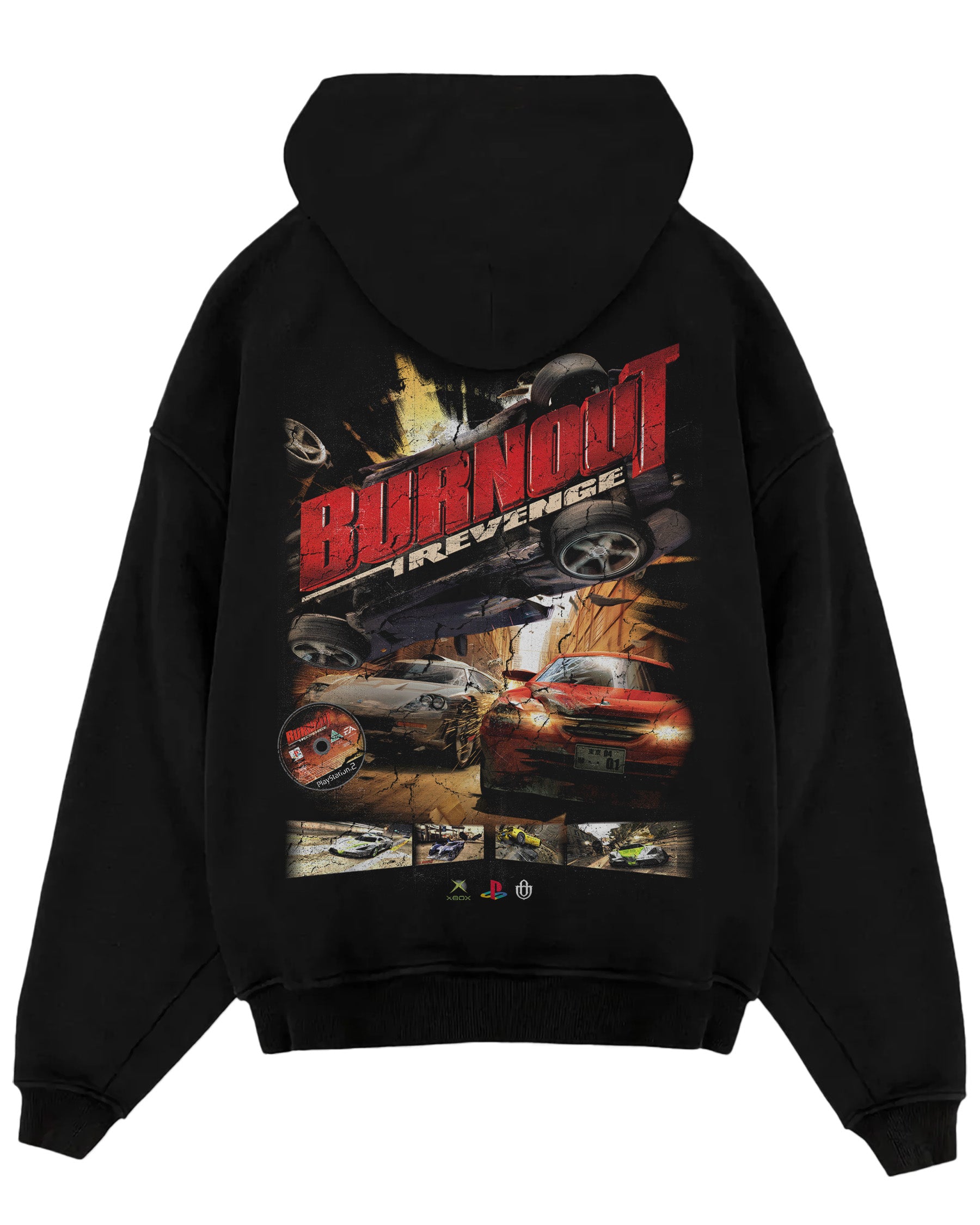 Video Games 'Burnout Revenge' Oversized Hoodie