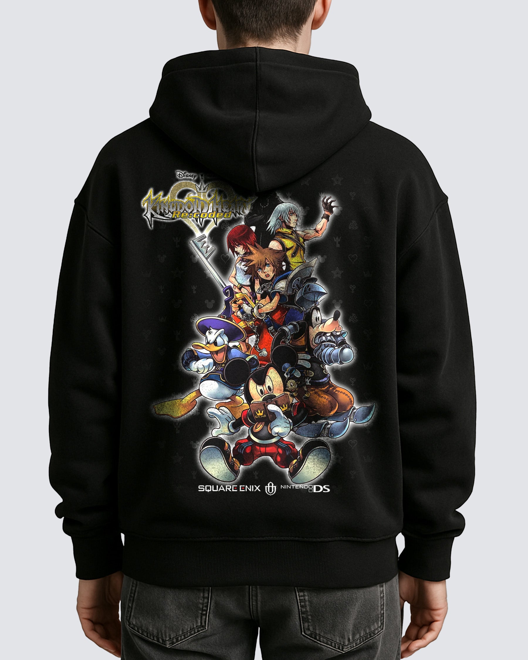 Video Games 'Kingdom Hearts Re:Coded' Oversized Hoodie