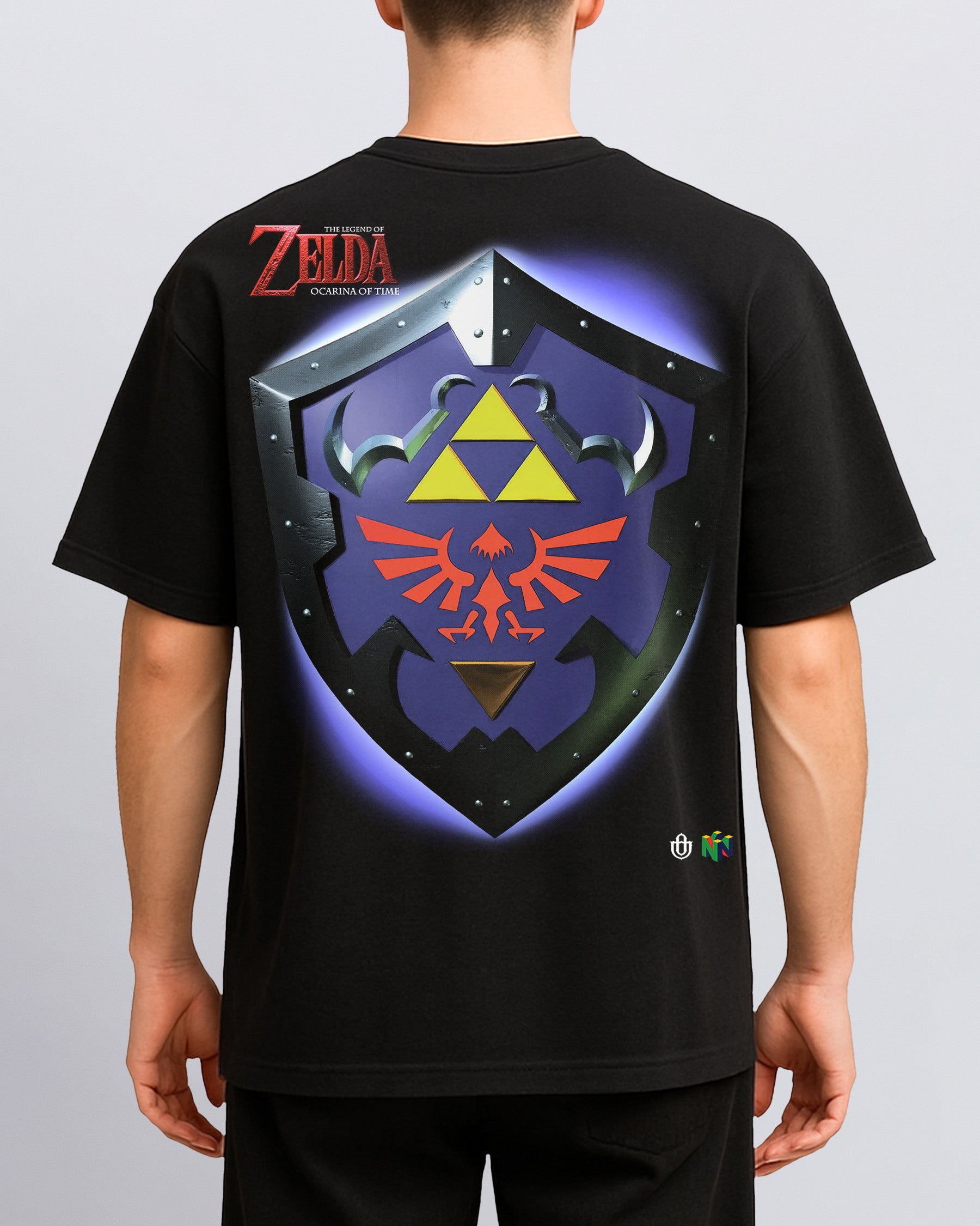 Video Games 'TLOZ Ocarina of Time - Hylian Shield' Back T-Shirt