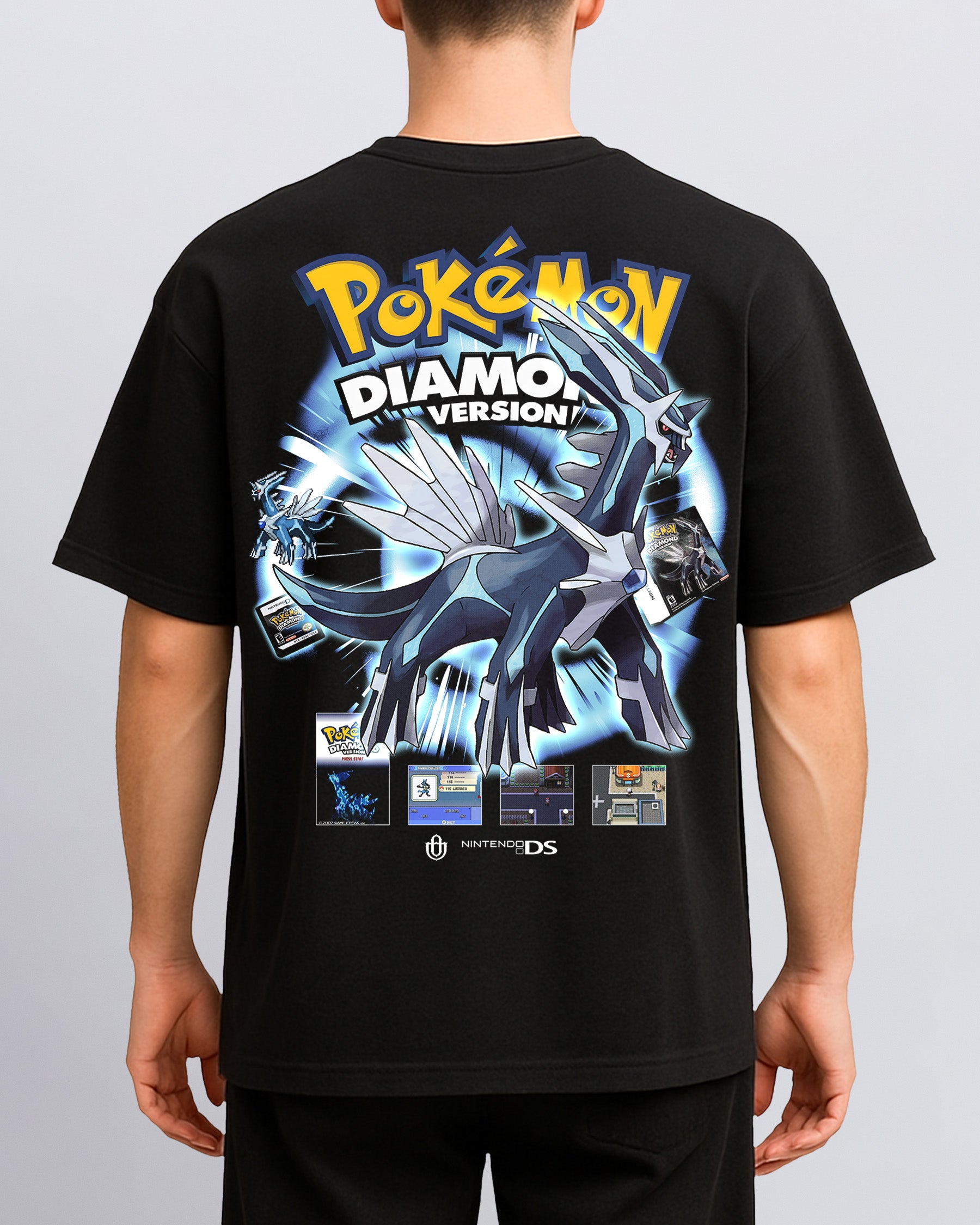 Video Games 'PKMN Diamond Version' Back T-Shirt