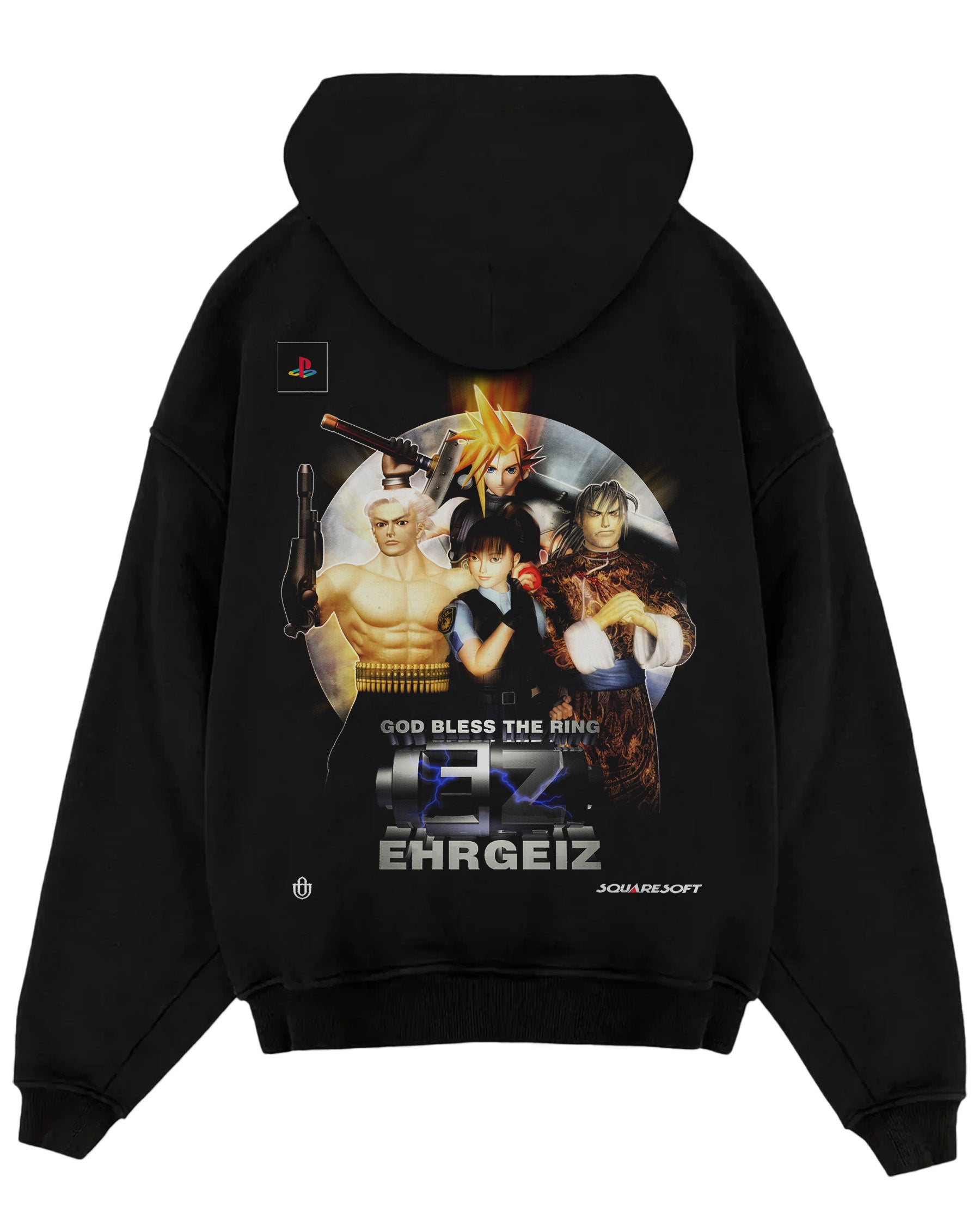 Video Games 'EHRGEIZ: God Bless the Ring' Oversized Hoodie