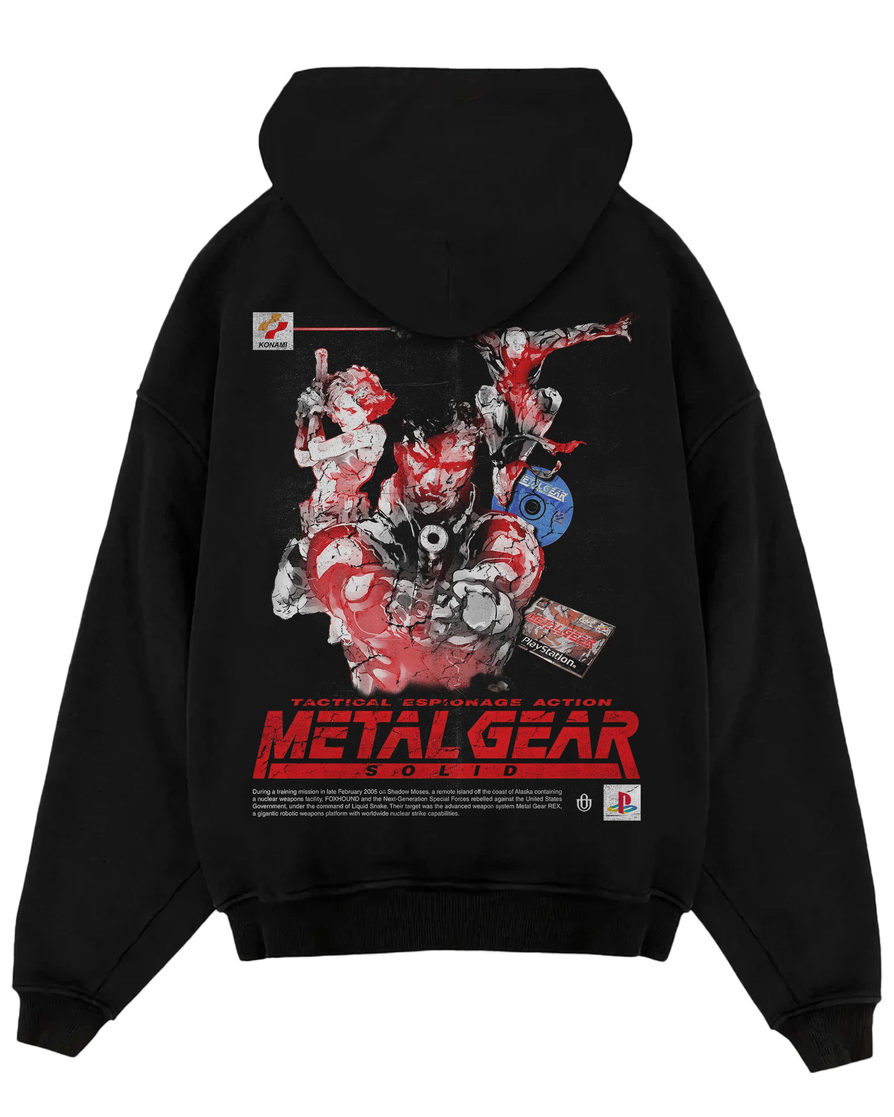 Video Games 'Metal Gear Solid' Oversized Hoodie