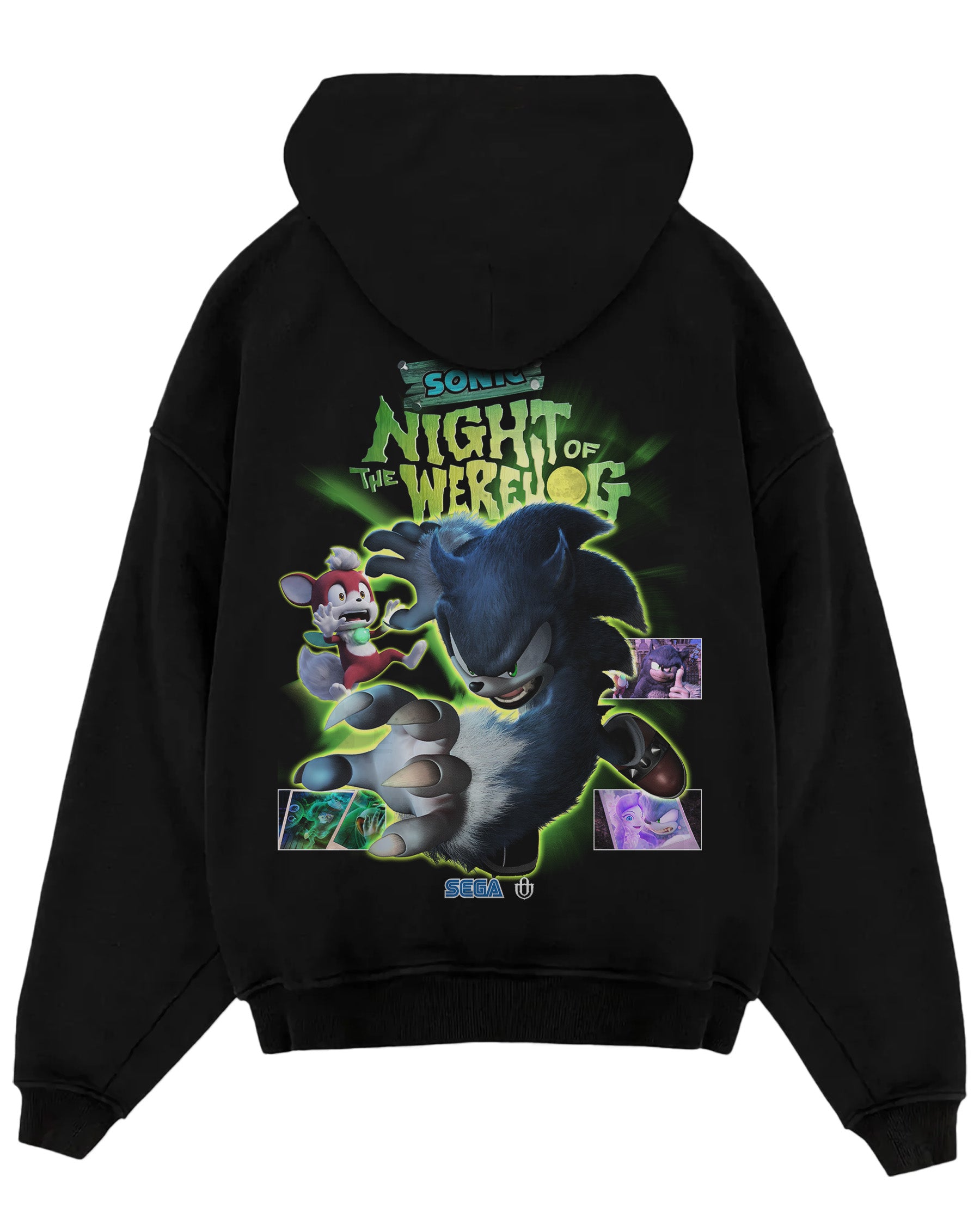 Movies 'Sonic Unleashed: Night of the Werehog' Oversized Hoodie