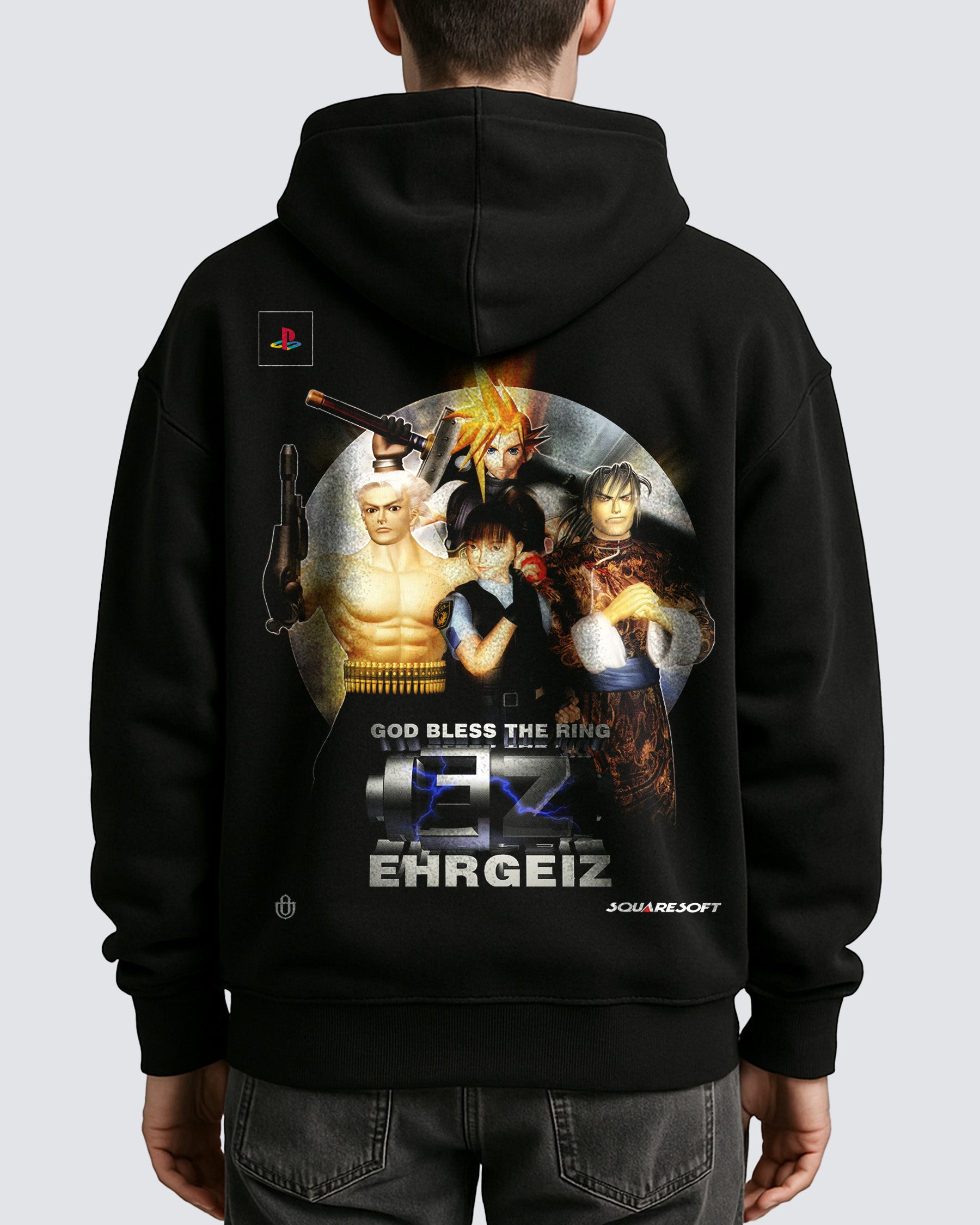 Video Games 'EHRGEIZ: God Bless the Ring' Oversized Hoodie