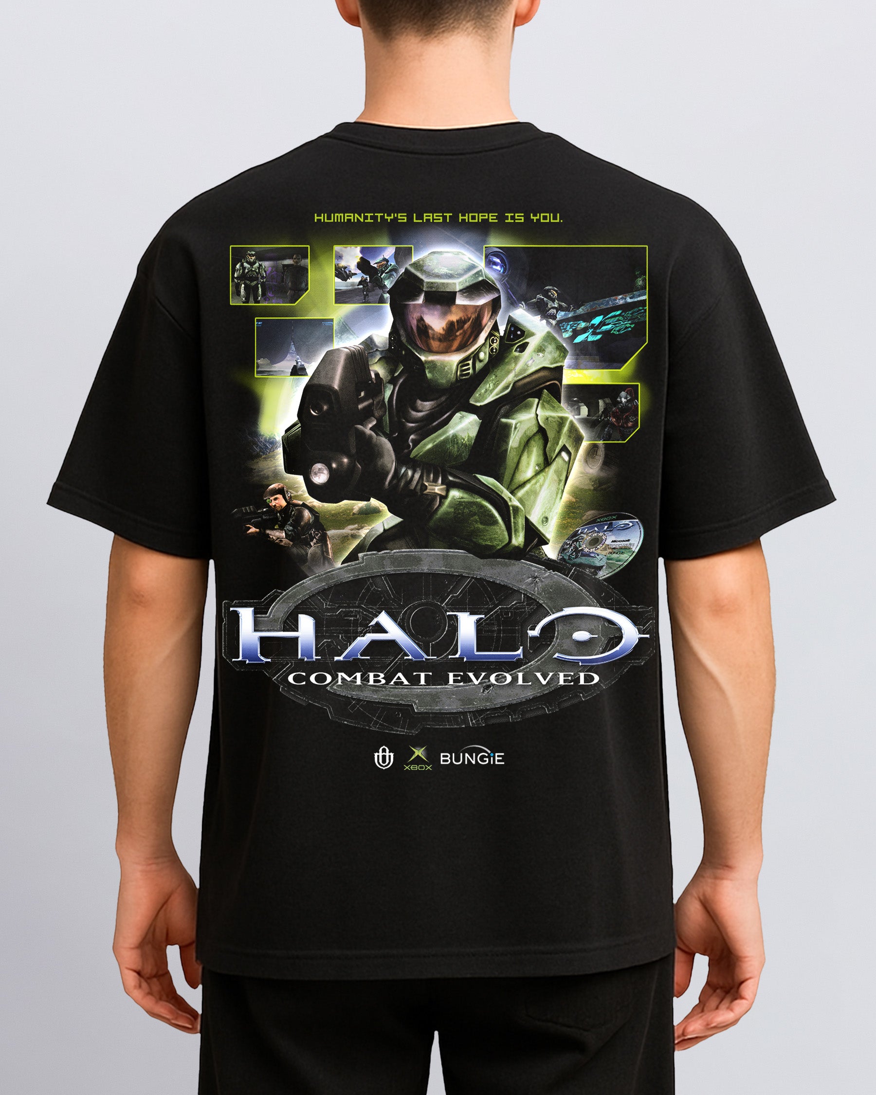 Video Games 'Halo Combat Evolved' Back T-Shirt