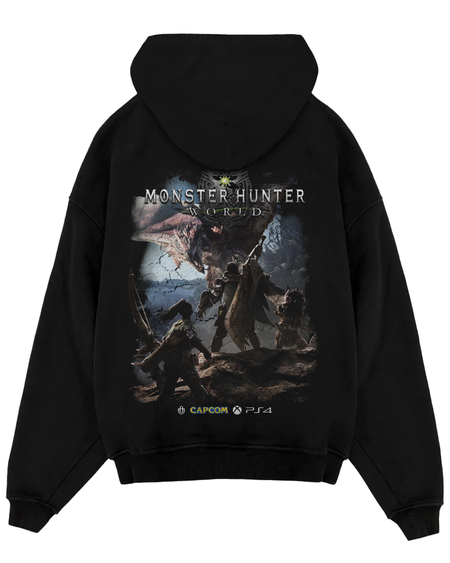 Video Games 'Monster Hunter World v1' Oversized Hoodie