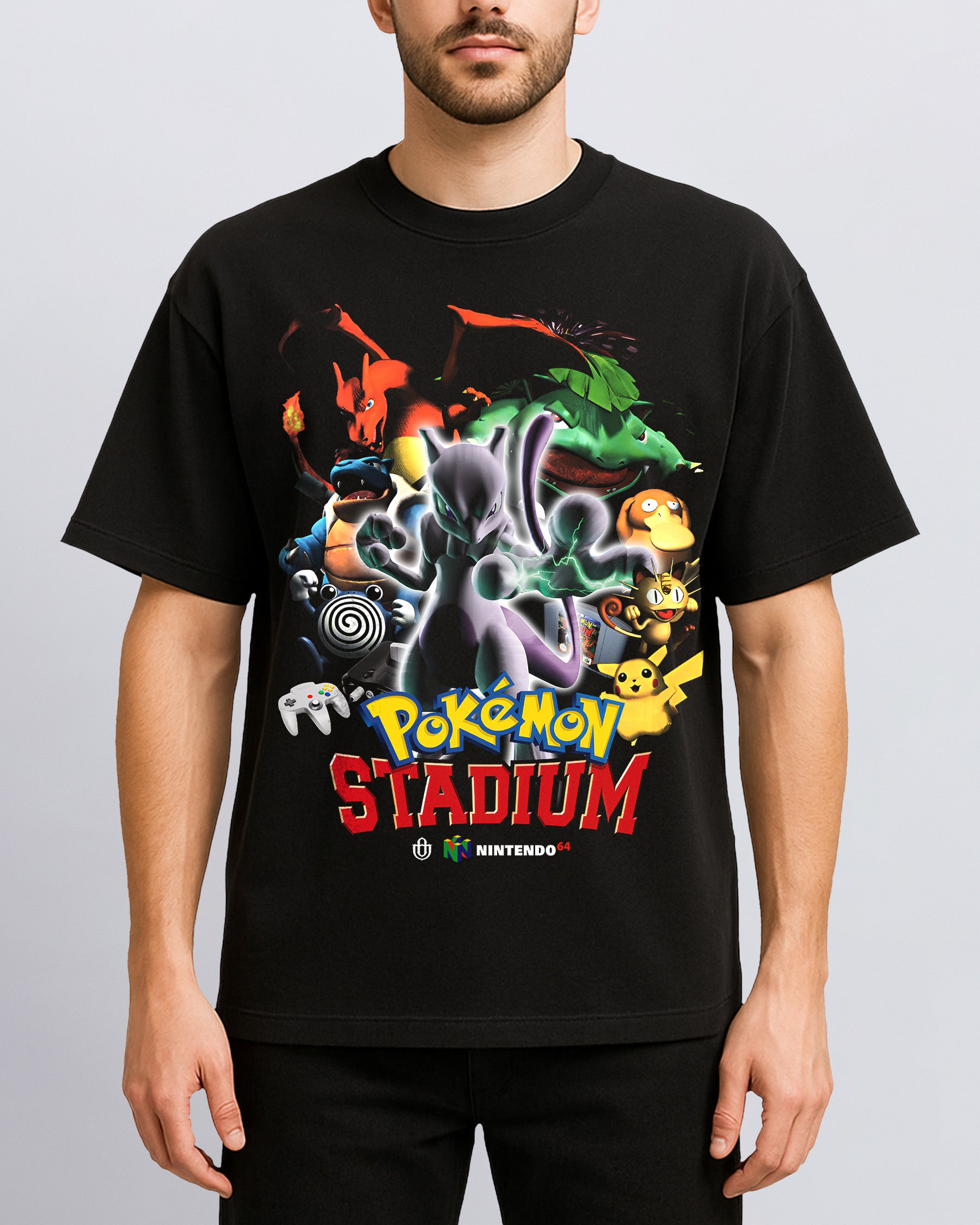 Video Games 'Pokemon Stadium' T-Shirt
