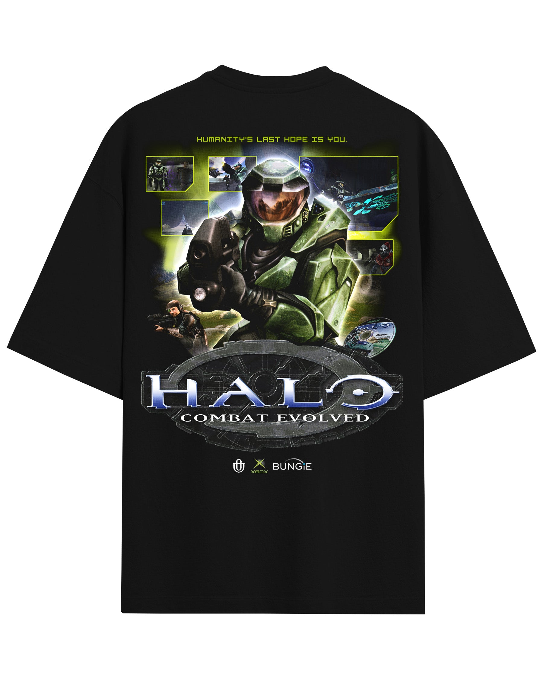 Video Games 'Halo Combat Evolved' Back T-Shirt