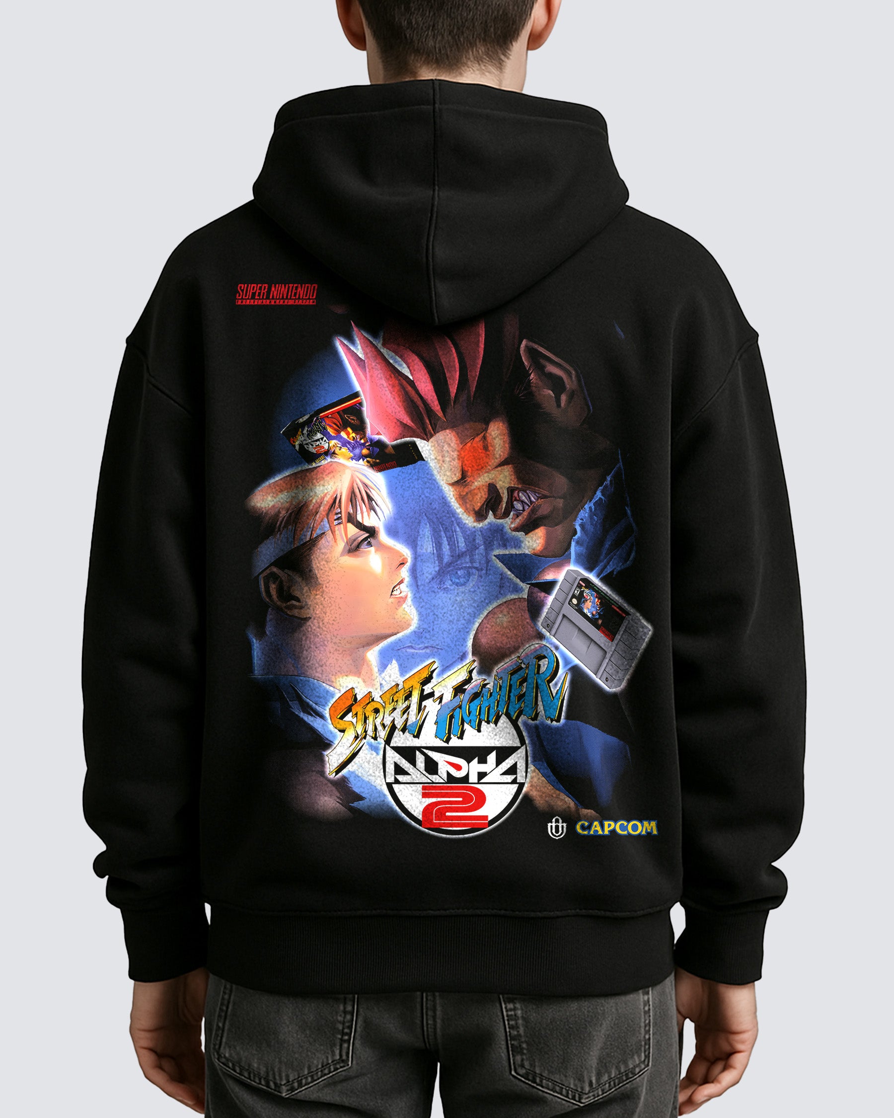 Video Games 'Street Fighter Alpha 2' Oversized Hoodie