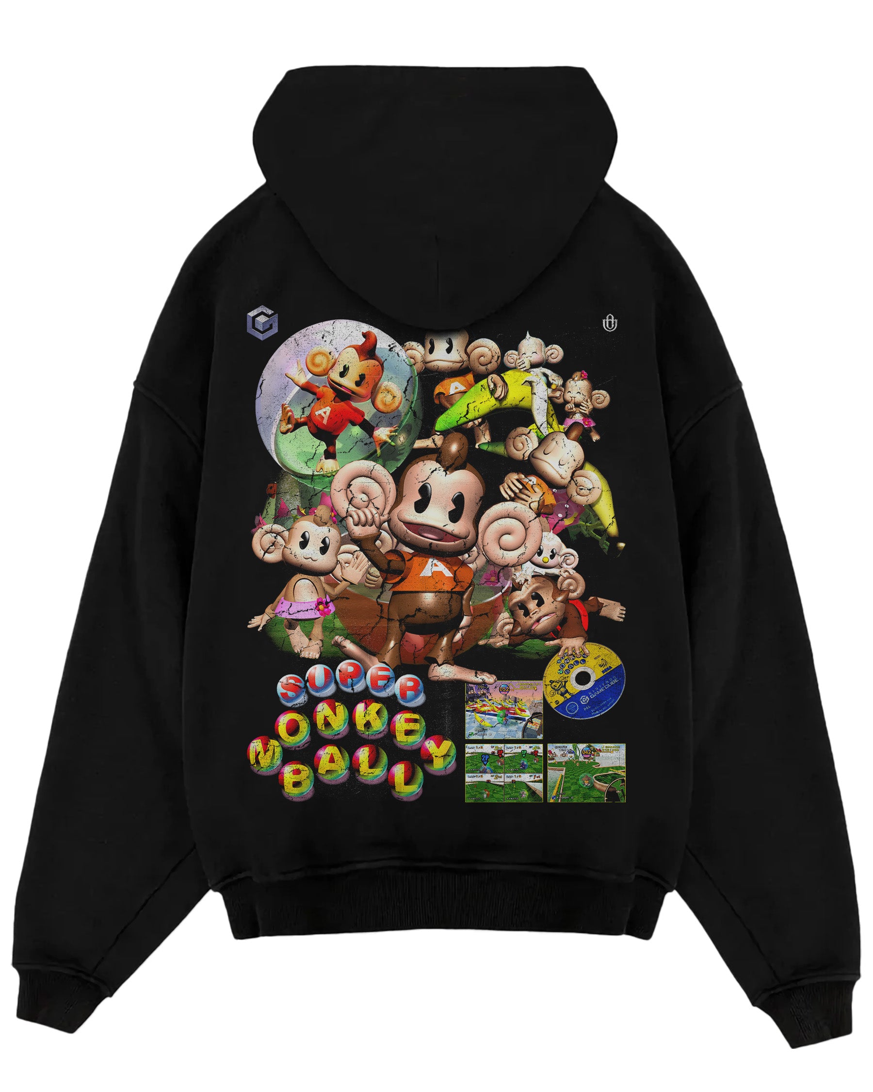 Video Games 'Super Monkey Ball' Oversized Hoodie