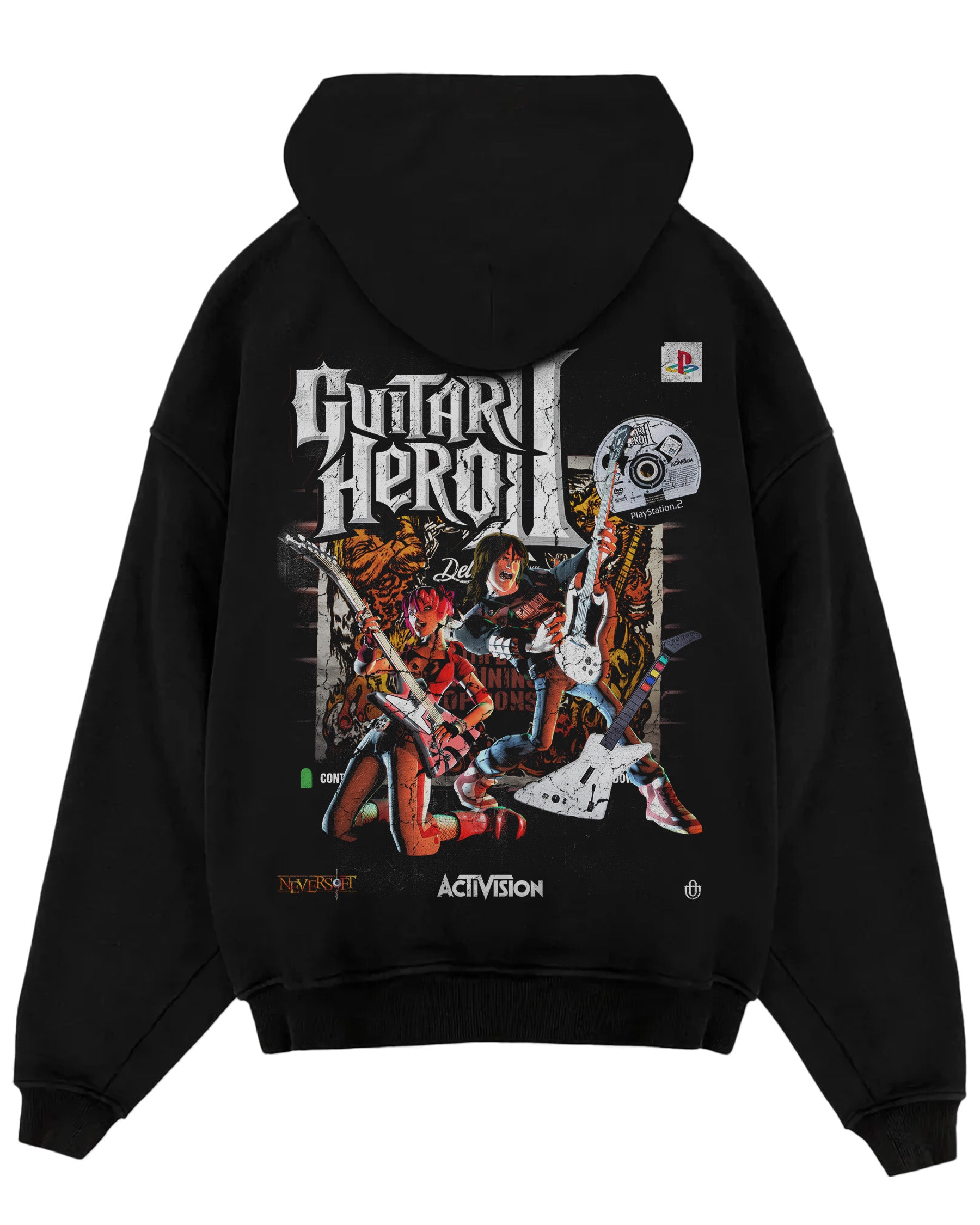 Video Games 'Guitar Hero II' Oversized Hoodie