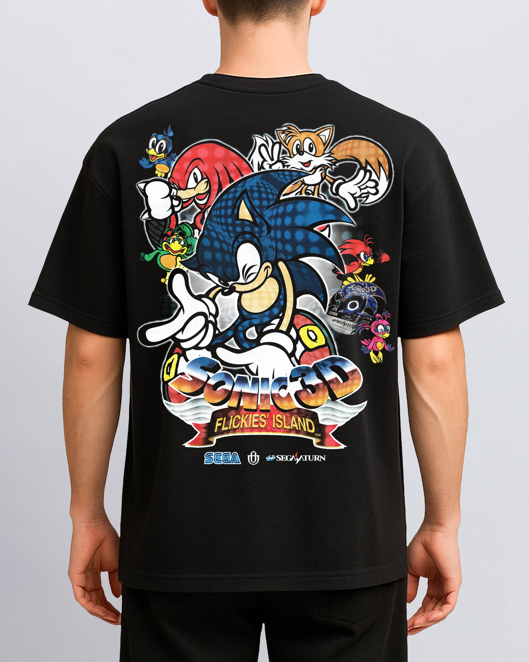 Video Games 'Sonic 3D Flickies' Island v2' Back T-Shirt