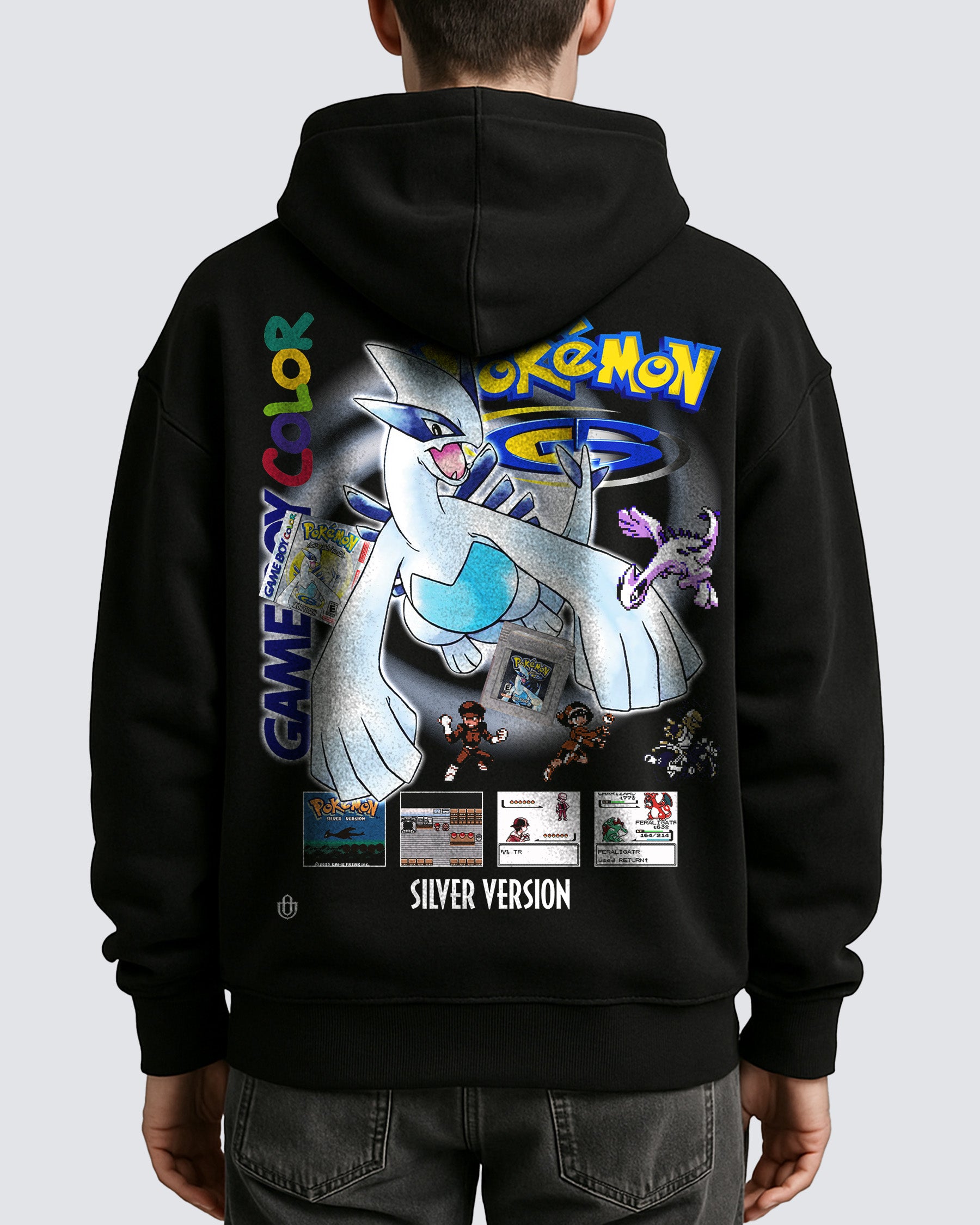 Video Games 'Pokemon Silver Version' Oversized Hoodie