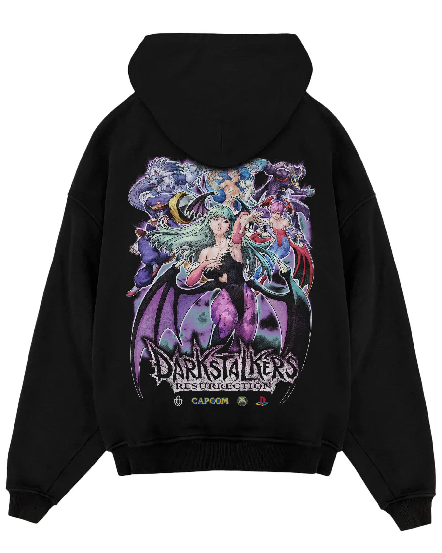 Video Games 'Darkstalkers Resurrection v1' Oversized Hoodie