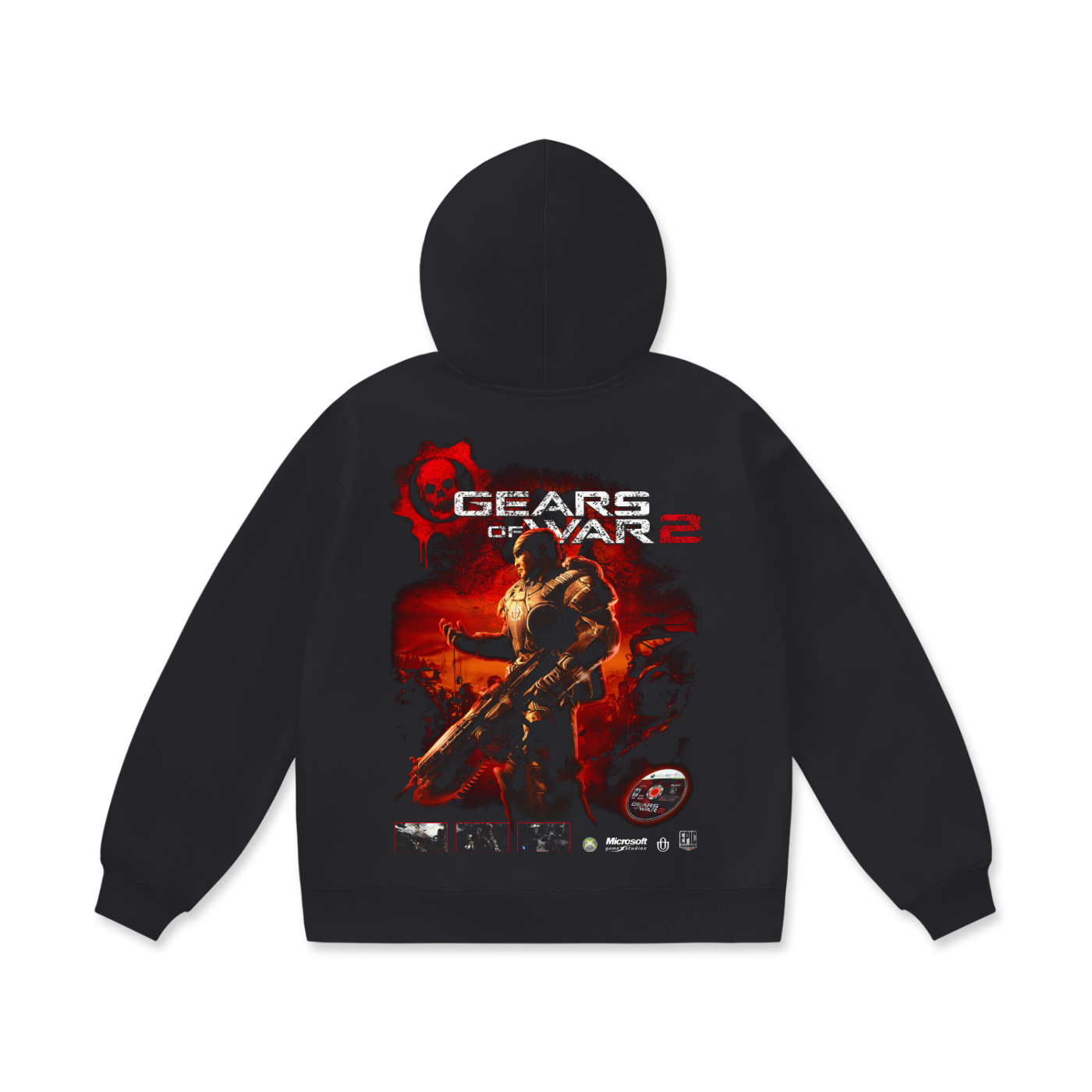 Video Games 'Gears of War 2' Oversized Hoodie