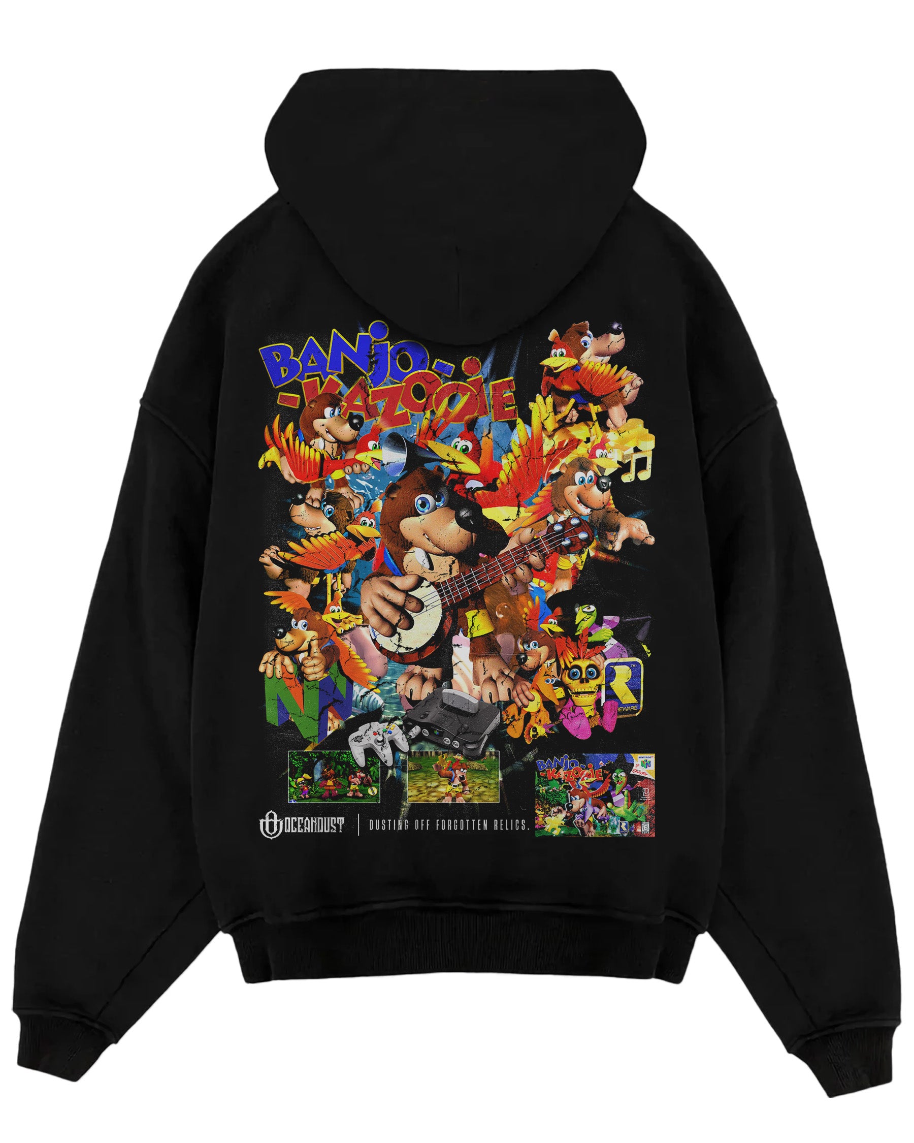 Video Games 'Banjo Kazooie v1' Oversized Hoodie