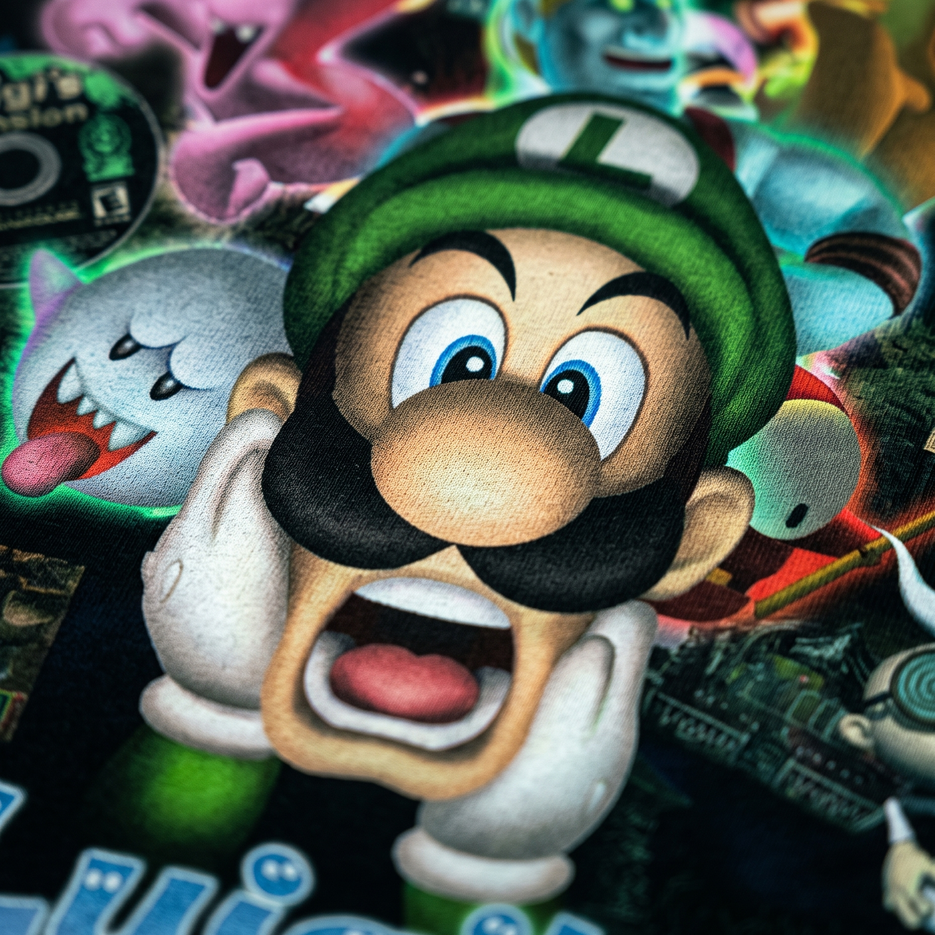 mario print close-up